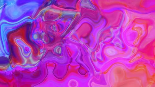 Vibrant Abstract Fluid Color Swirl Background