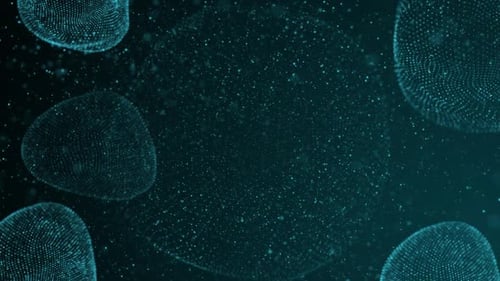 Contexte de la technologie des particules numériques holographiques