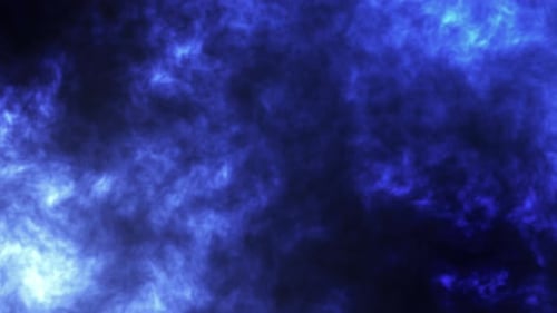 Dark blue clouds flowing abstract background Seamless loop video