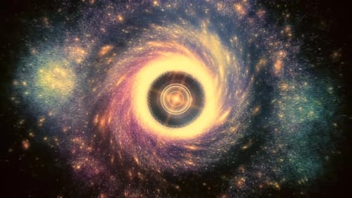 Abstract Space Energy Swirl Galaxy Vortex Loop