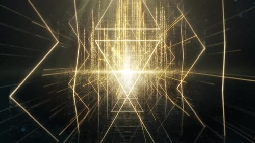 Boucle lumineuse à vitesse de lumière 4K