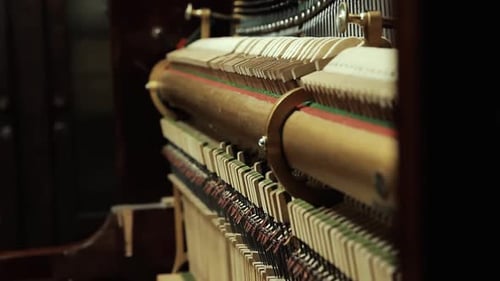 Piano Hammers Moving