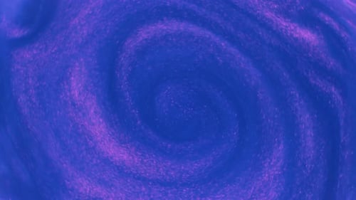 Abstract Swirling Ink Vortex in Blue and Pink