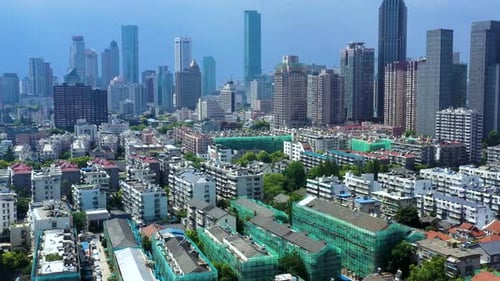 Nanjing City, Jiangsu Province, urban construction landscape