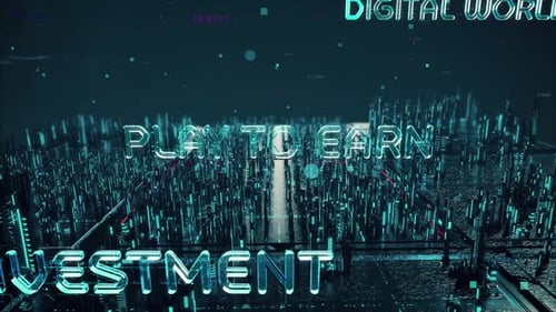 Metaverse Crypto mit digitaler Technologie — Hitech-Konzept