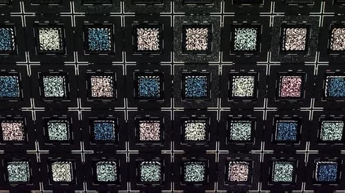 QR code abstract technology background