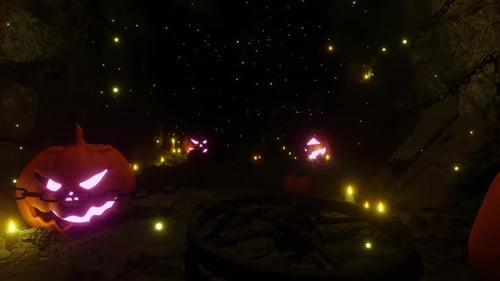 Halloween Dark Tunnel In Horror Night 01 HD