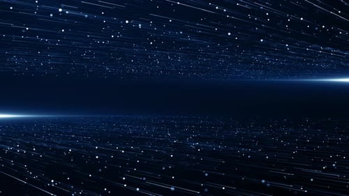 Abstract Digital Particles Tunnel Loop Background