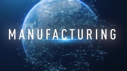 Manufacturing Text Reveal with Digital Global Network
