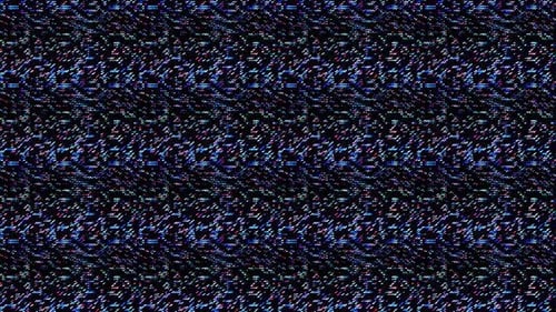 Flickering Pixel Glitch Digital Background Animation