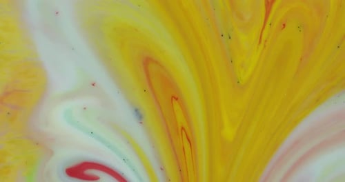 Swirling Paint Abstract Fluid Motion Background