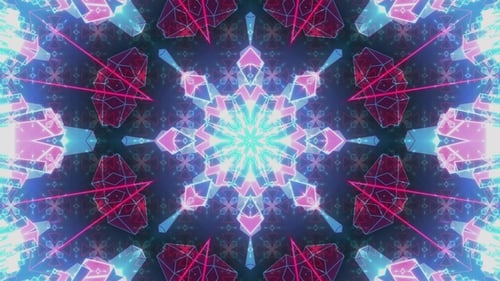 4K Patterned Blinking Vj Loop 5
