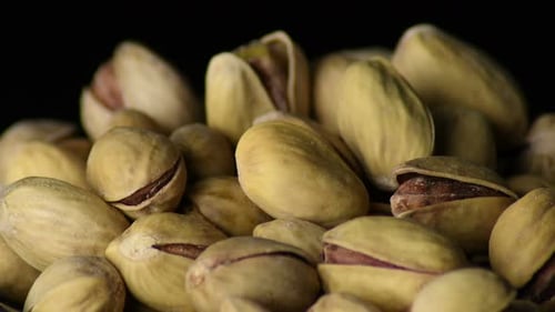 Close Up of Shelled Pistachios Piled Together