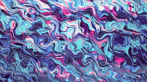 Blue Abstract Waves