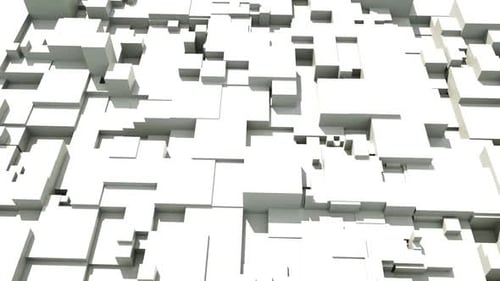 Design de mouvement abstrait 3D Geometric Tech Grey.