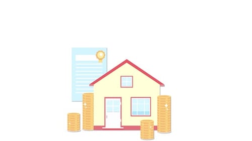 Real estate investment saving money for buying house