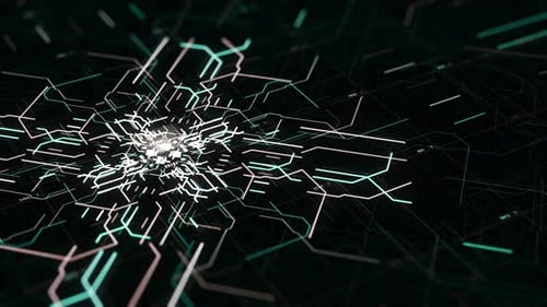 Leiterplatte mit elektrischen Signalen
