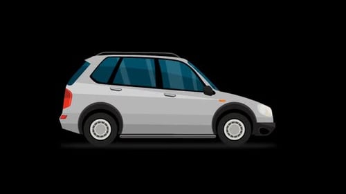 Zeichentrick Car\_Gray