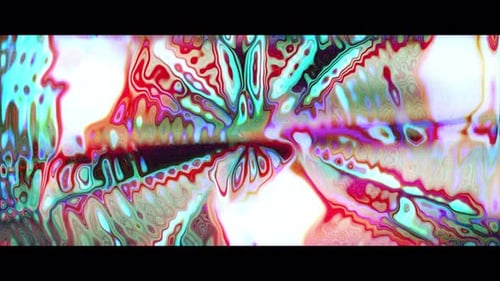 Vibrant Abstract Glitch Liquid Fluid Motion Background