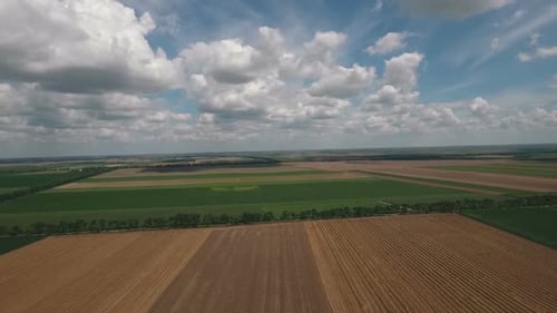 Aerial View of Countryside