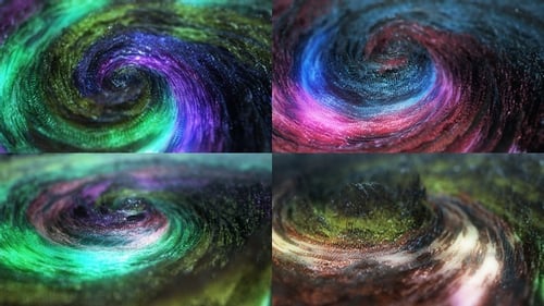 Abstract Particles Close-up 4K