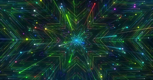 VJ Loop Particles Background