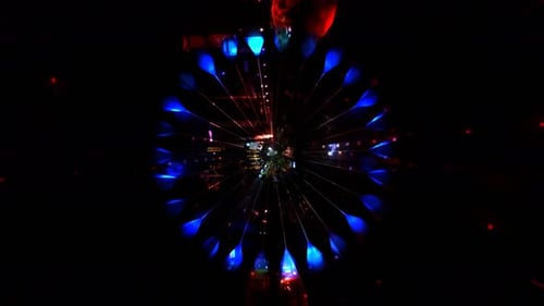 4K Cyber Space Particle Flow | Futuristic Abstract Technology Background Loop