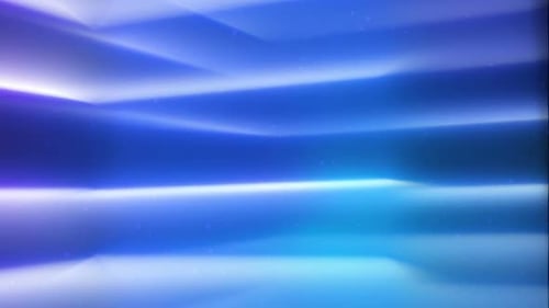 Abstract Blue and Purple Glowing Lines Background Loop