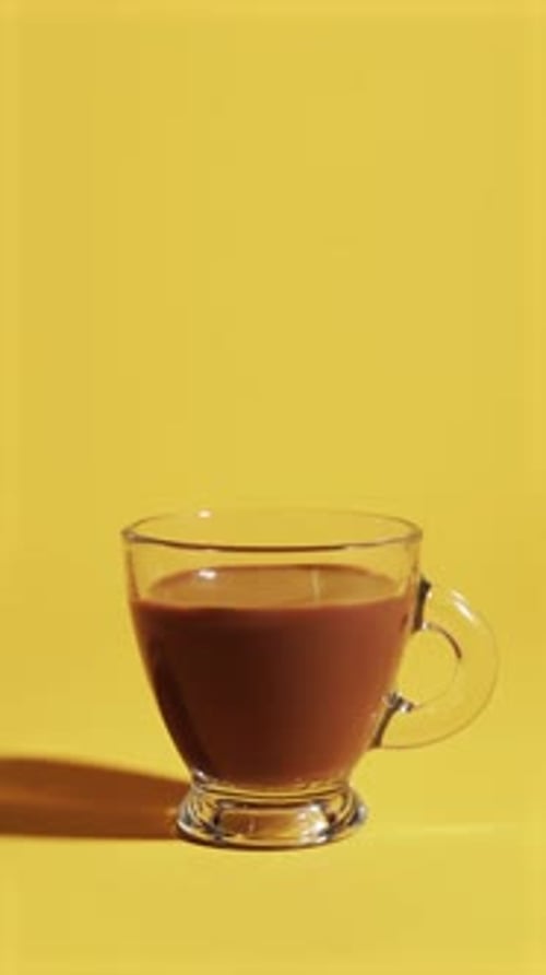 Cup Fills with Coffee