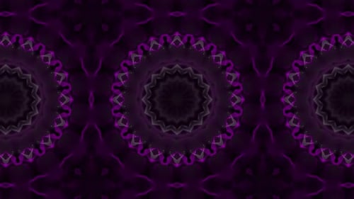 Hypnotic Purple Kaleidoscope Abstract Loop Background