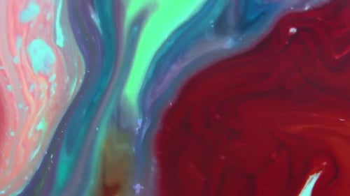 Swirling And Liquid Explosion Paint Texture