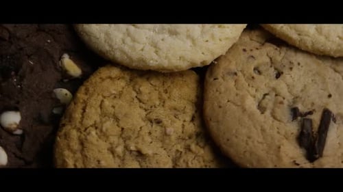 Close Up View of Various Cookies