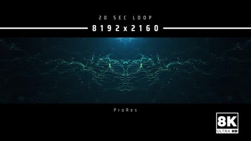 Abstract Particle Flow Digital Data Stream Background