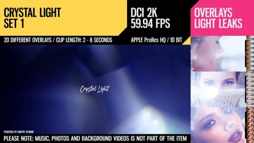 Abstract Optical Light Leaks Overlays Collection