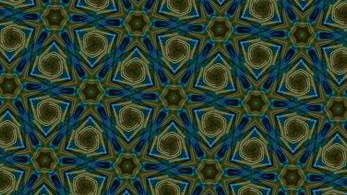 Abstrakter Hintergrund Hexagon Blumenmuster Animation