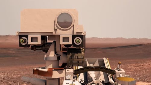 Der Perseverance Rover setzt seine Ausrüstung ein