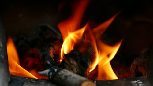 Fire Flames Igniting And Burning background
