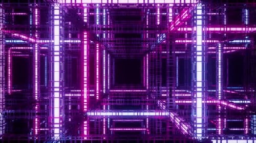 Bucle Neon Grid VJ
