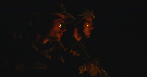 Night Special Operations War and Protection of Base
