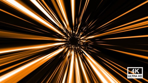 Abstract Light Speed Warp Tunnel Background Animation