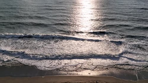 Sea Storm Texture 4K Aerial View 4 K