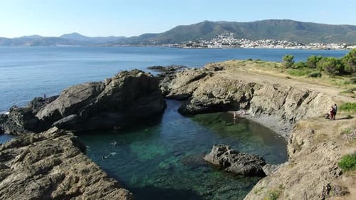 Unspoiled Mediterranean Seaside Beach