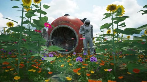 Astronaut Has Returned to His Planet