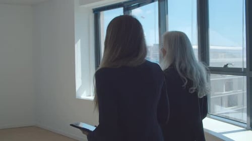 Business People Meeting in Bright Modern Office