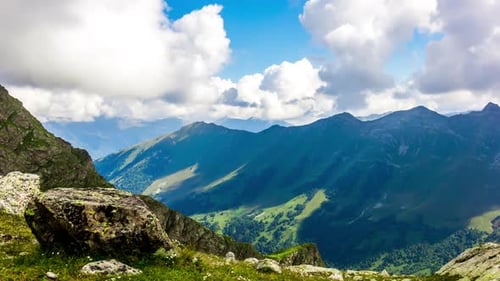 Clouds Over the Mountain Valley
