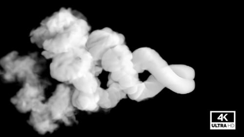 Slowly Revolving White Smoke
