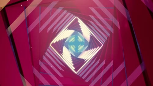 Flying Tunnel Geo Light Retro 07 HD