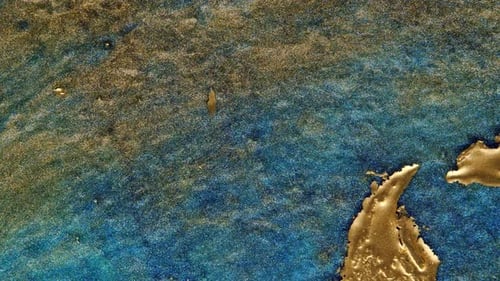 Abstract Background of Blues, Browns and Golds