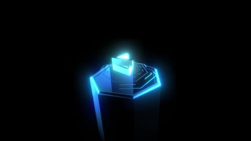 3d Nft hud background