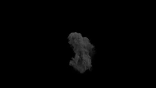 Große Rauchexplosion